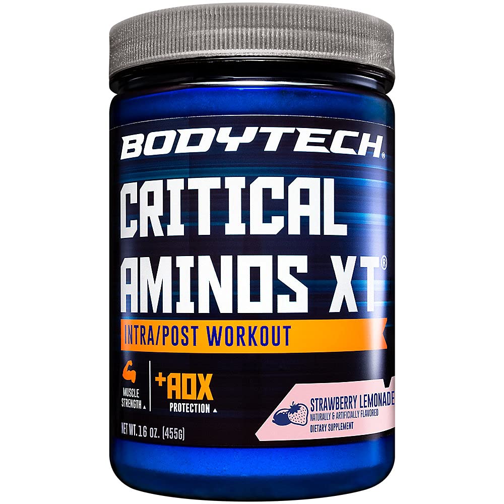 Foto 2 pulgar | Suplemento De Limonada De Fresa Bodytech Critical Aminos Xt 470 Ml - Venta Internacional.