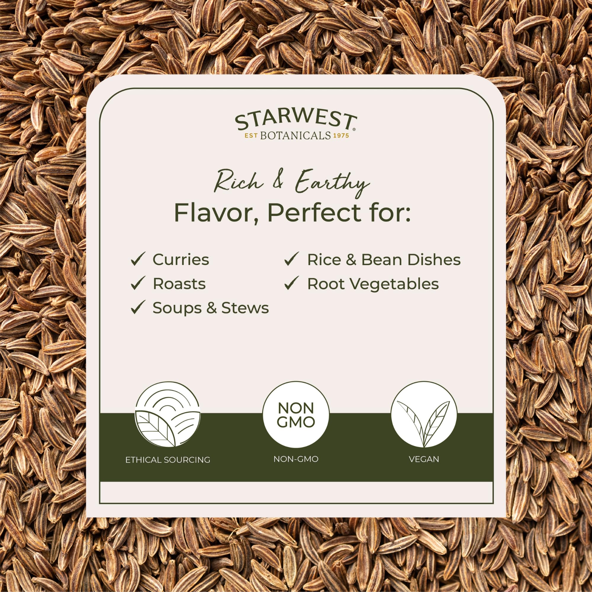 Foto 3 | Seasoning Starwest Botanicals Semillas De Comino Orgánico  454 G - Venta Internacional.