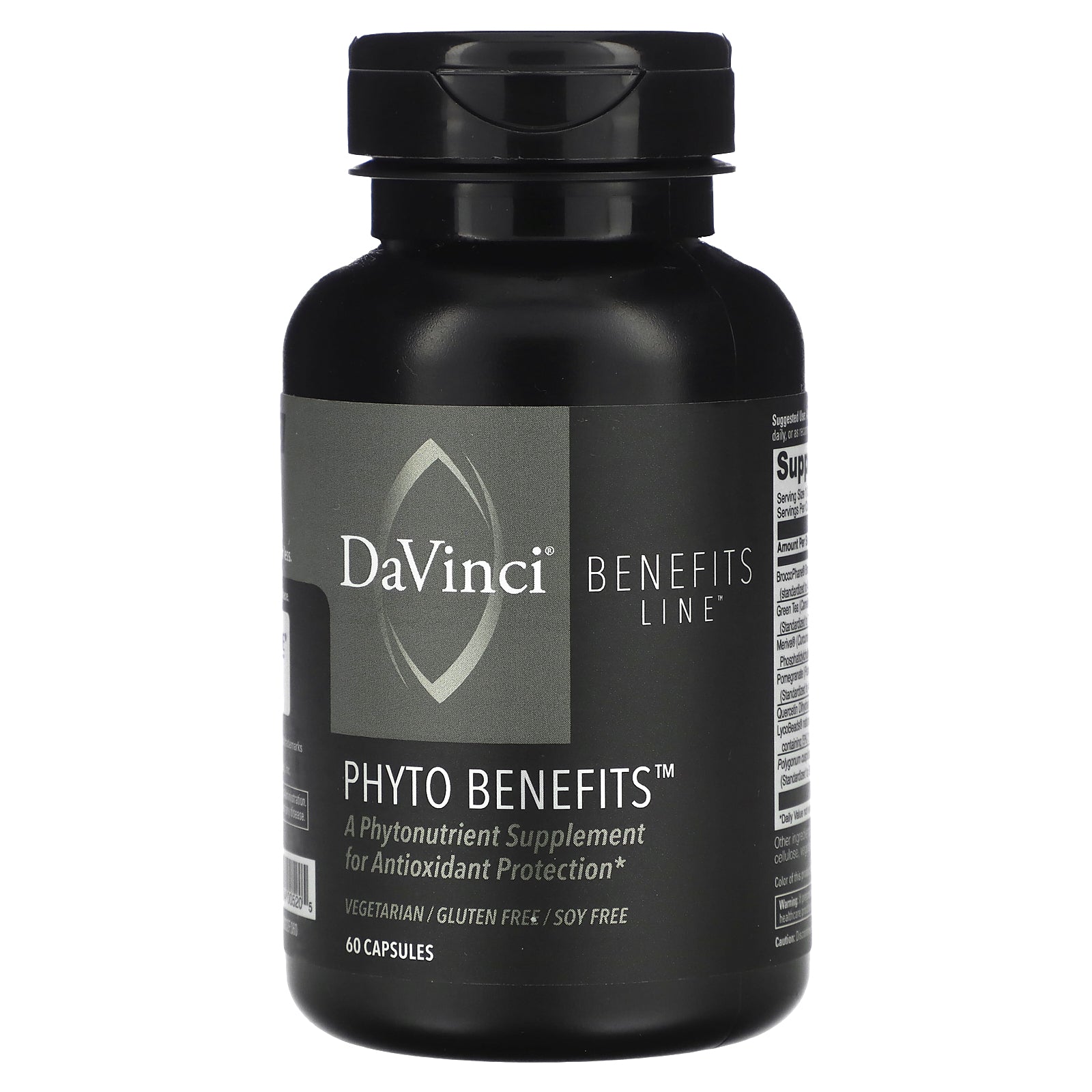 Foto 1 | Suplemento Phyto Benefits De Davinci Laboratories 60 Cápsulas - Venta Internacional.