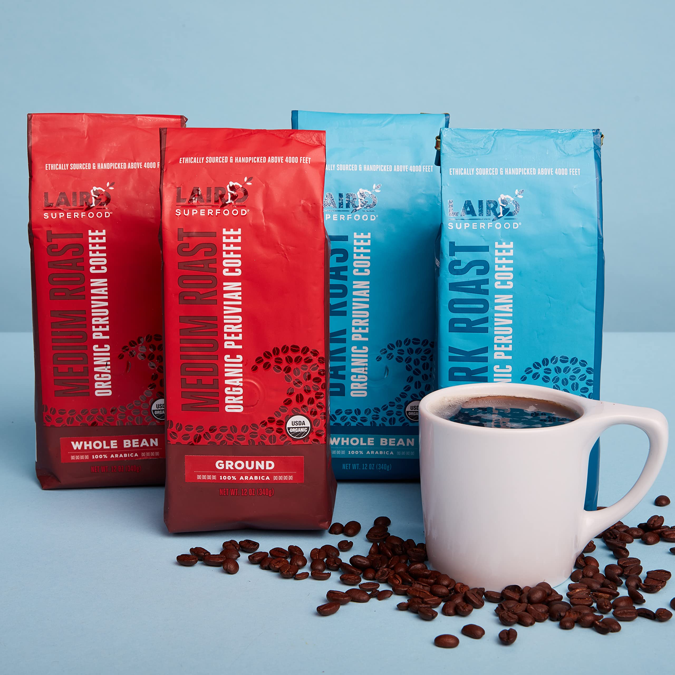 Foto 6 pulgar | Coffee Laird Superfood Peruano  Tostado Medio  340 Ml - Venta Internacional.