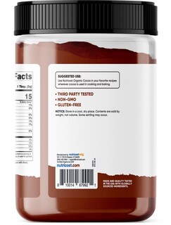 Foto 4 | Cacao En Polvo Nutricost Pantry Organic 680 G Sin Ogm Sin Gluten - Venta Internacional.