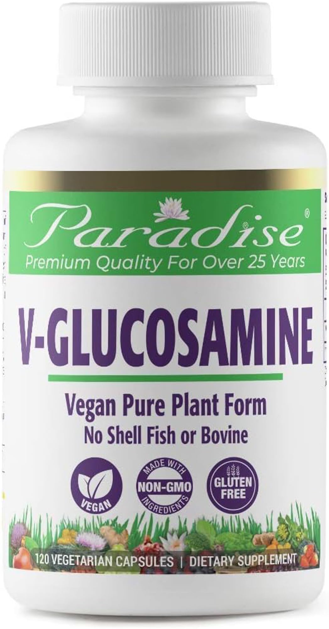 Foto 2 pulgar | Suplemento Paradise Herbs V-glucosamine 120 Cápsulas - Venta Internacional.