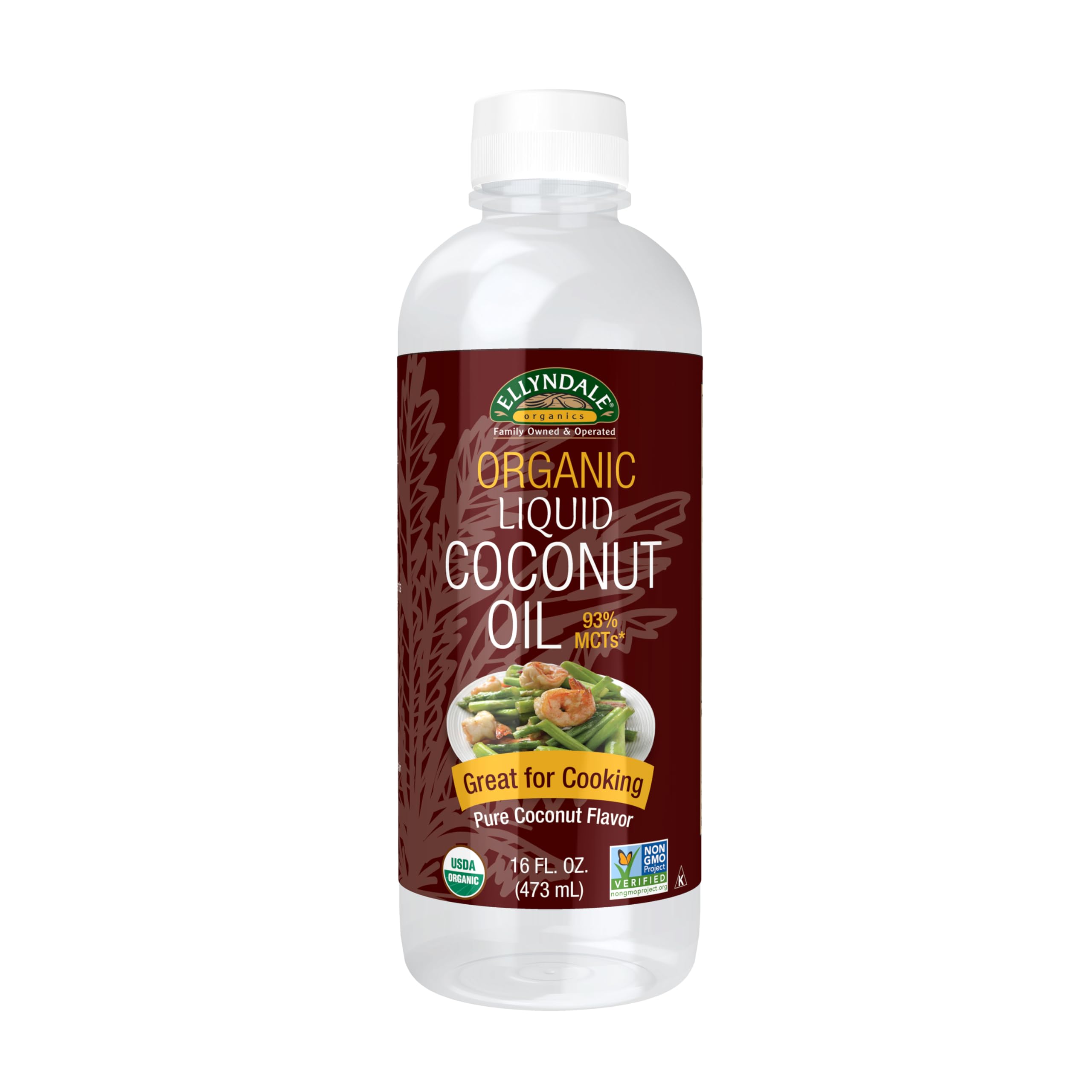 Foto 1 | Aceite De Cocina Now Foods Liquid Coconut Pure Flavor 473 Ml - Venta Internacional.