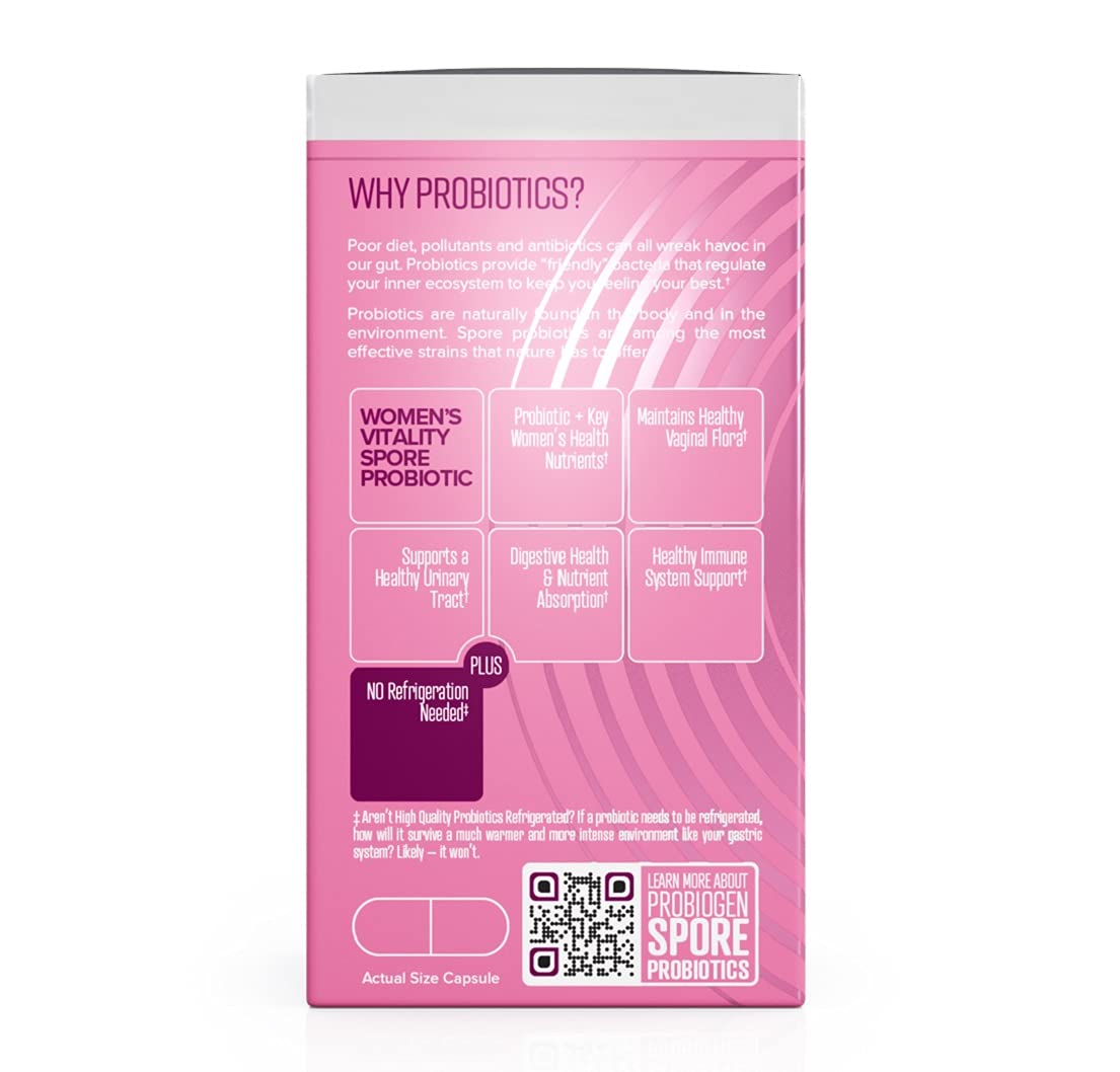 Foto 5 pulgar | Suplemento Probiogen Women's Daily Vitality Probiotic 60 Cápsulas - Venta Internacional.