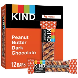 Foto 1 | Nut Bars Kind Con Mantequilla De Cacahuete Y Chocolate Negro 40 G X 12 - Venta Internacional.