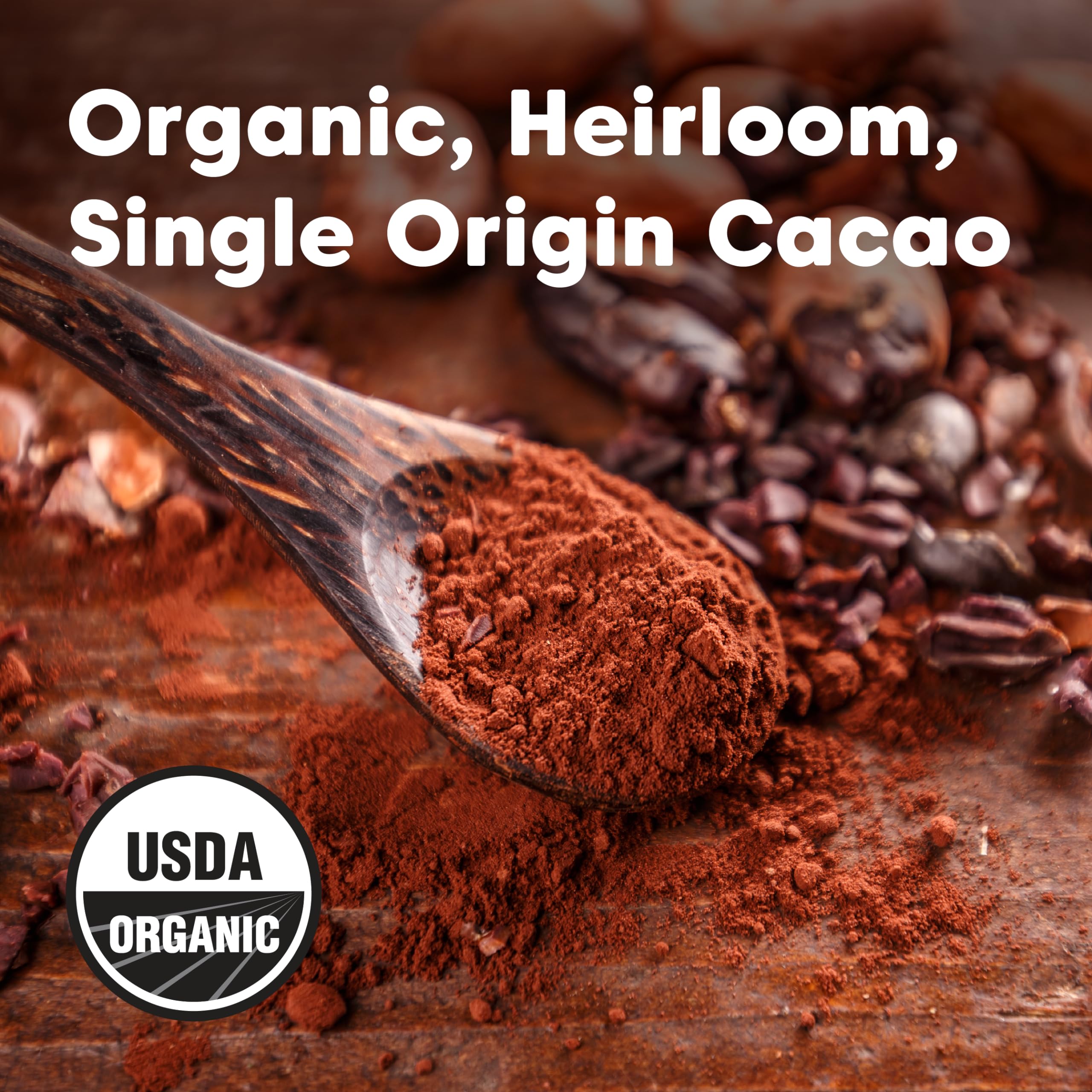 Foto 4 pulgar | Cacao En Polvo Wilderness Poets Organic Raw 170g - Venta Internacional.