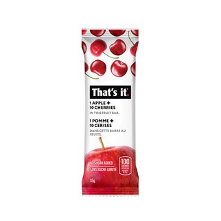 Foto 3 | Bar De Frutas Eso Es Todo. Manzanas Y Cerezas 100% Naturales 12 Unidades - Venta Internacional.