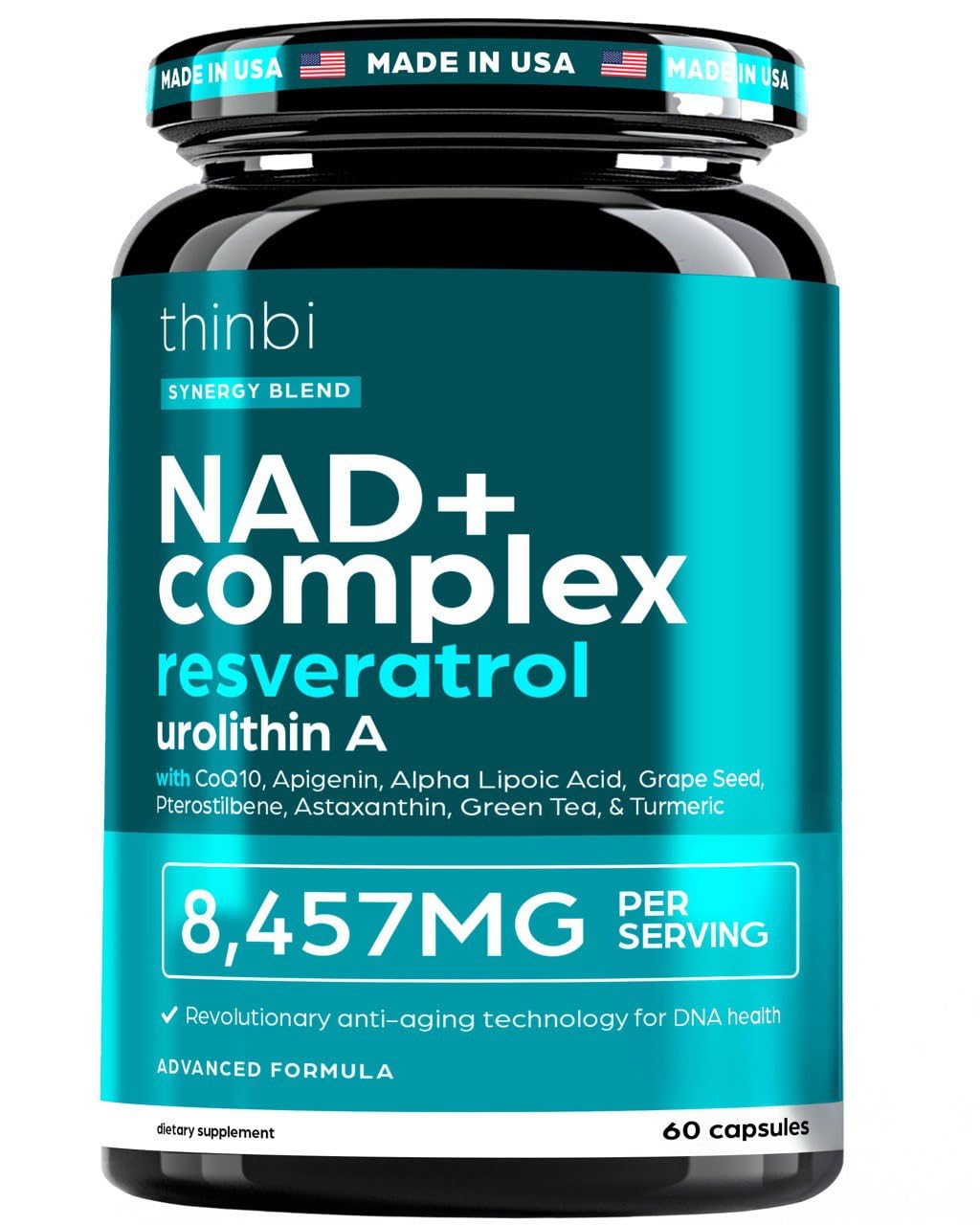 Foto 1 | Suplemento Artnaturals Nad 8457 Mg Extra Strength Nmn 30 Días - Venta Internacional.