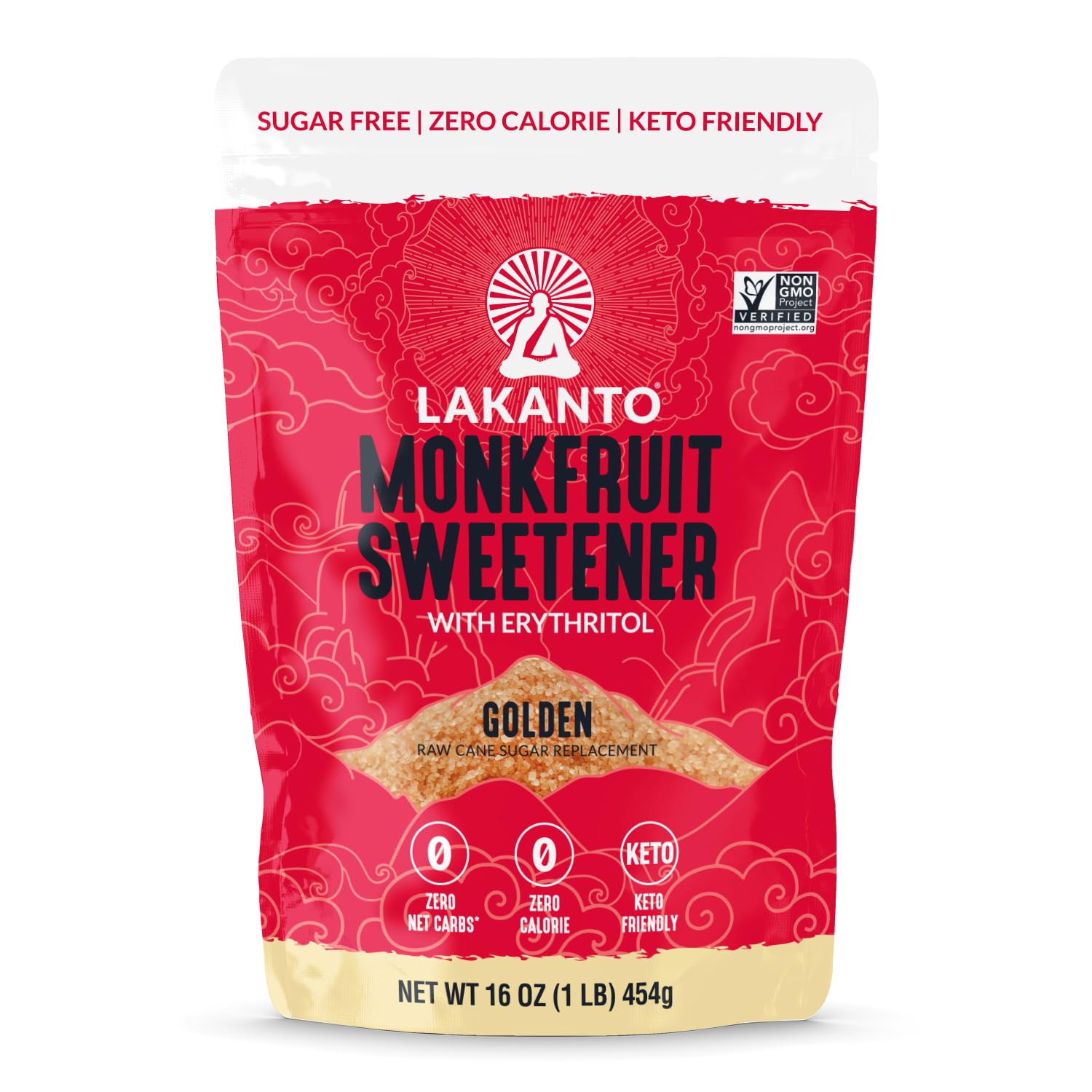 Foto 2 pulgar | Edulcorante Lakanto Golden Monk Fruit Con Eritritol 454 G - Venta Internacional.