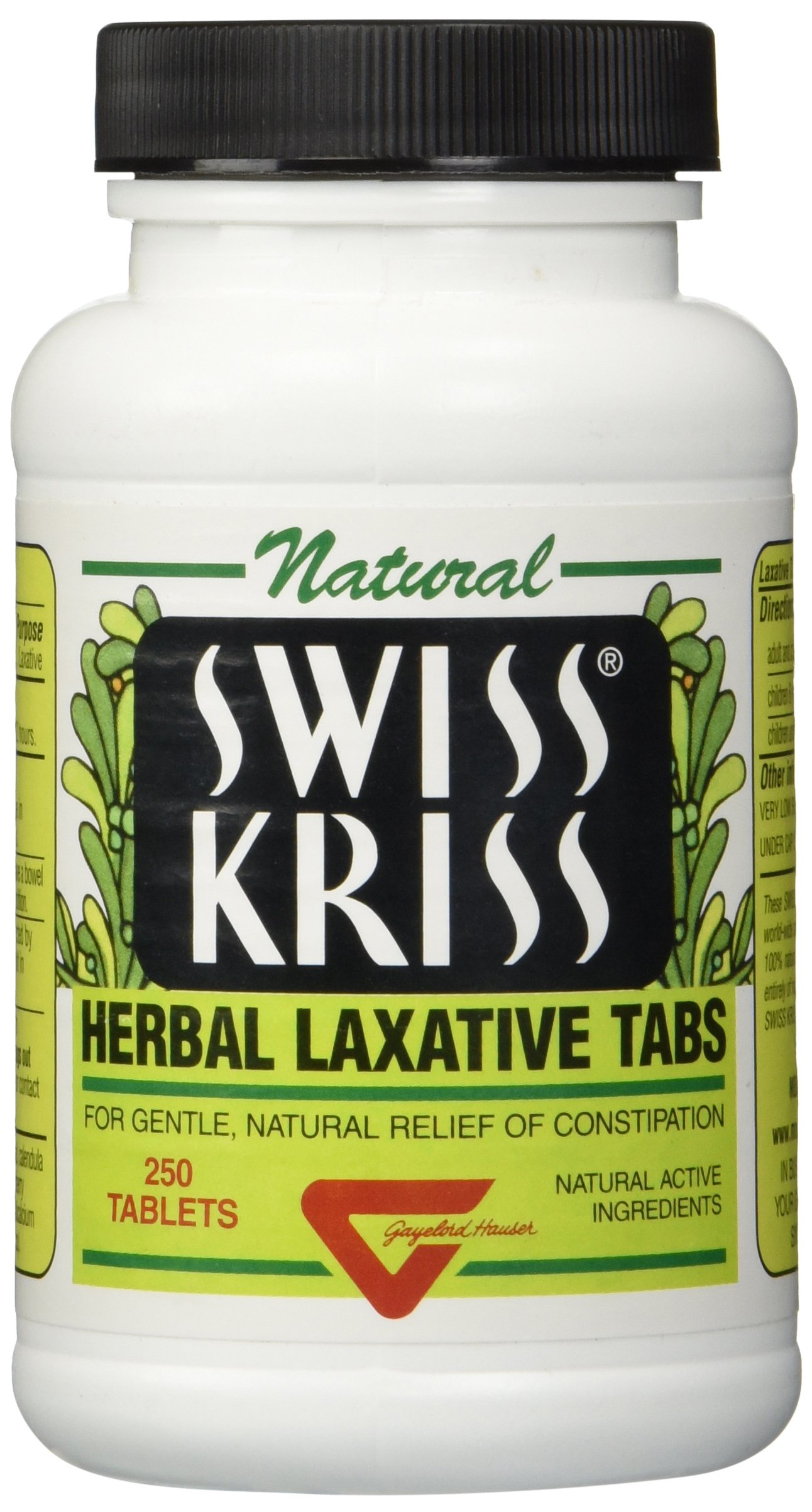 Foto 4 | Tabletas Laxantes A Base De Hierbas Swiss Kriss 250 Tabletas - Venta Internacional.