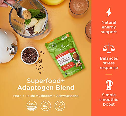 Foto 5 | Mezcla De Adaptógenos Para Superalimentos Navitas Organics  Bolsa De 180 Ml - Venta Internacional.