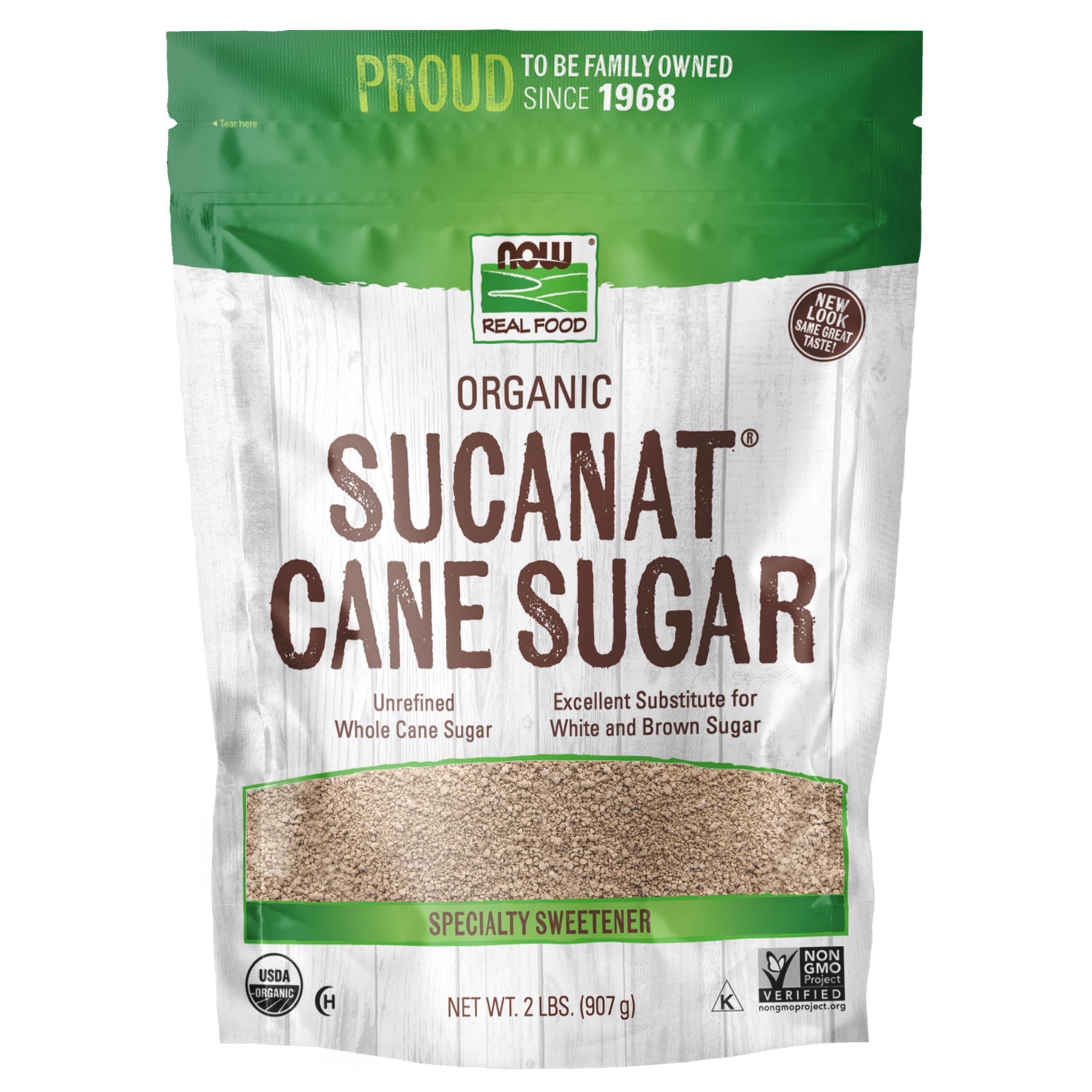 Foto 1 | Azúcar De Caña En Polvo Orgánico Sucanat 907 G Now Foods Sin Ogm - Venta Internacional.