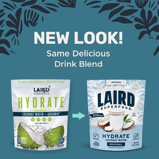 Foto 2 | Suplemento De Bebida De Agua De Coco En Polvo Laird Superfood 240 Ml - Venta Internacional.