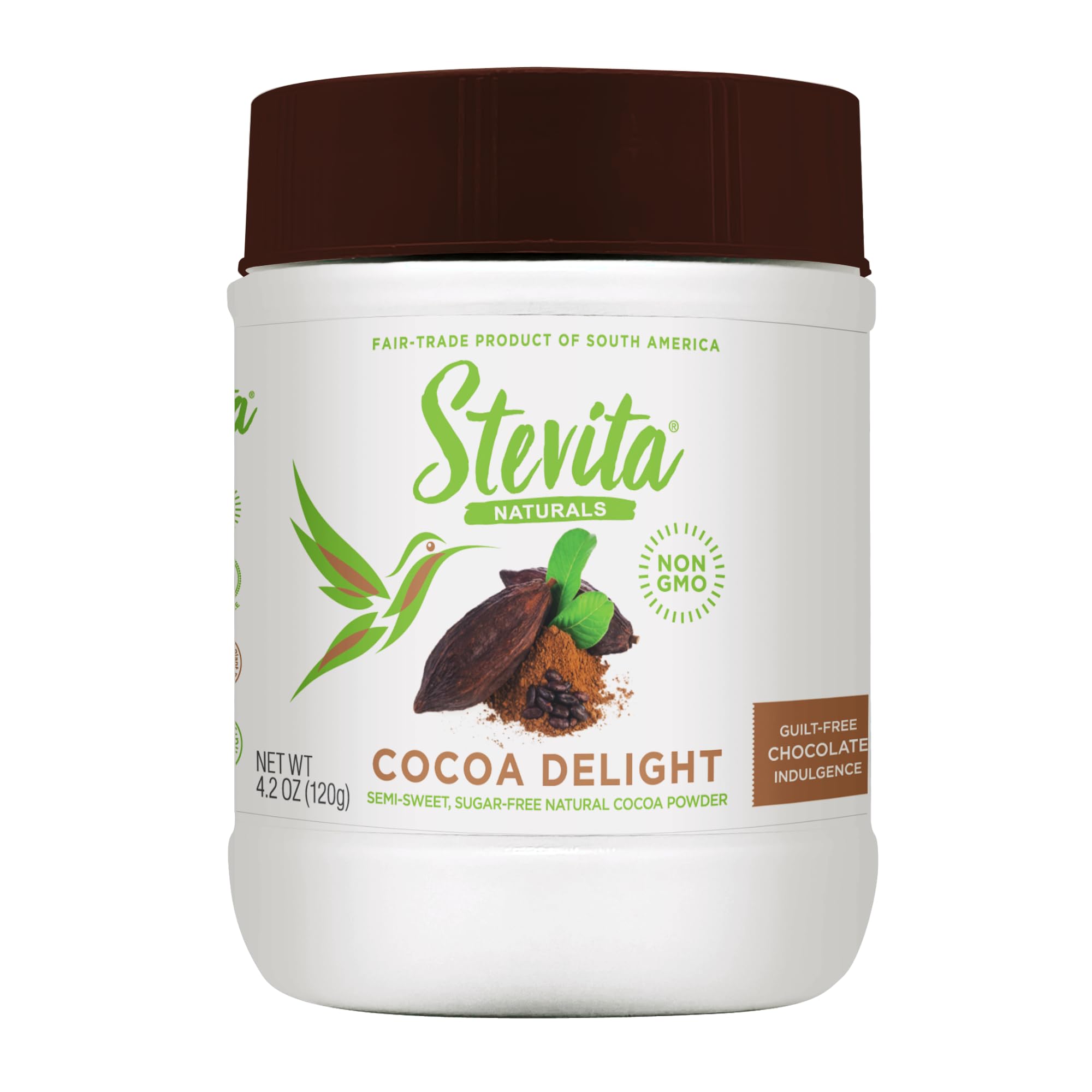 Foto 1 | Cacao En Polvo Stevita Cocoa Delight 125 Ml - 60 Porciones - Venta Internacional.