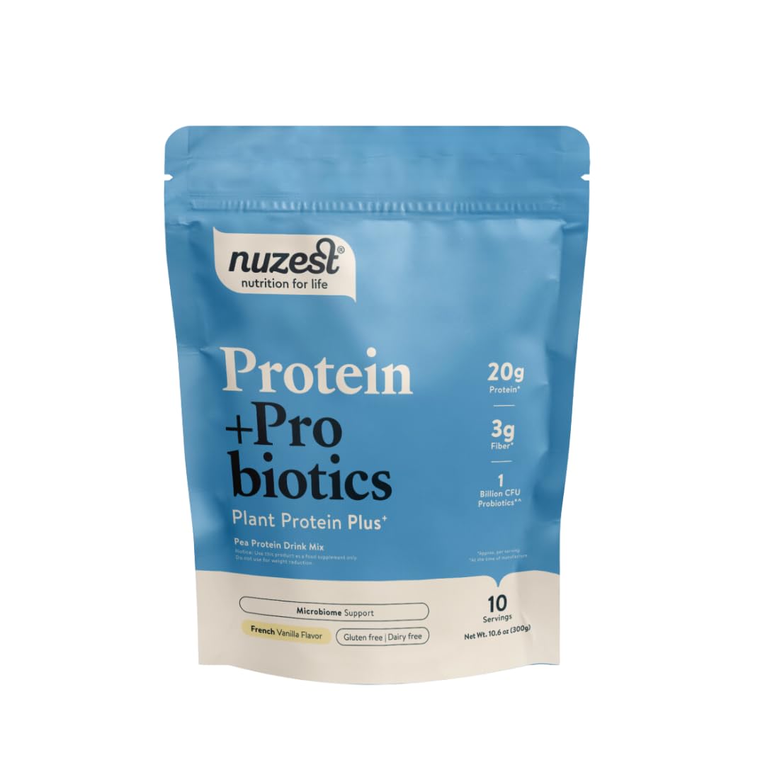 Foto 1 | Proteína En Polvo Nuzest Protein + Probiotics 300 G De Vainilla Francesa - Venta Internacional.