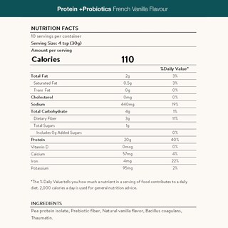 Foto 6 | Proteína En Polvo Nuzest Protein + Probiotics 300 G De Vainilla Francesa - Venta Internacional.