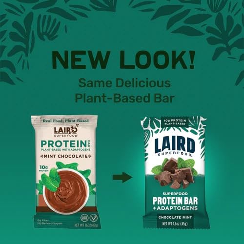Foto 4 pulgar | Protein Bar Laird Superfood Functional Menta Chocolate 10 G - Venta Internacional.