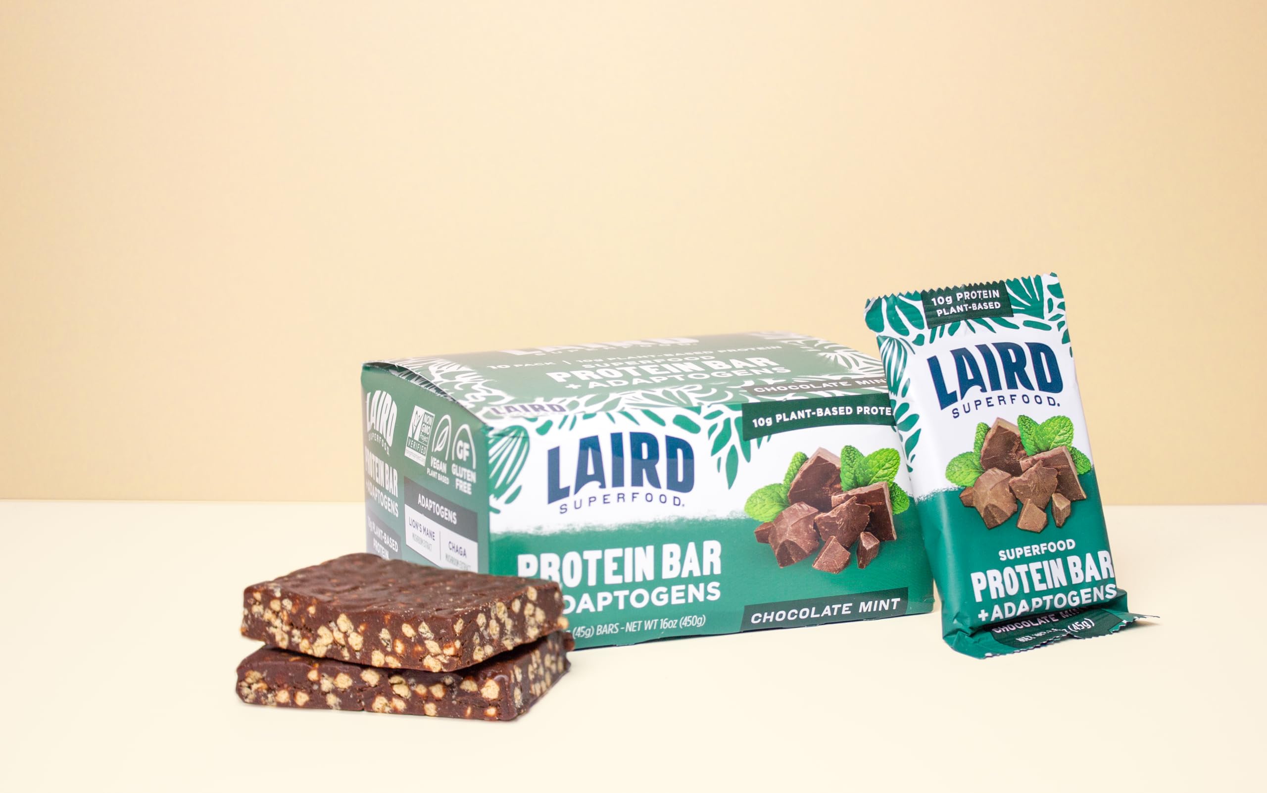Foto 5 pulgar | Protein Bar Laird Superfood Functional Menta Chocolate 10 G - Venta Internacional.