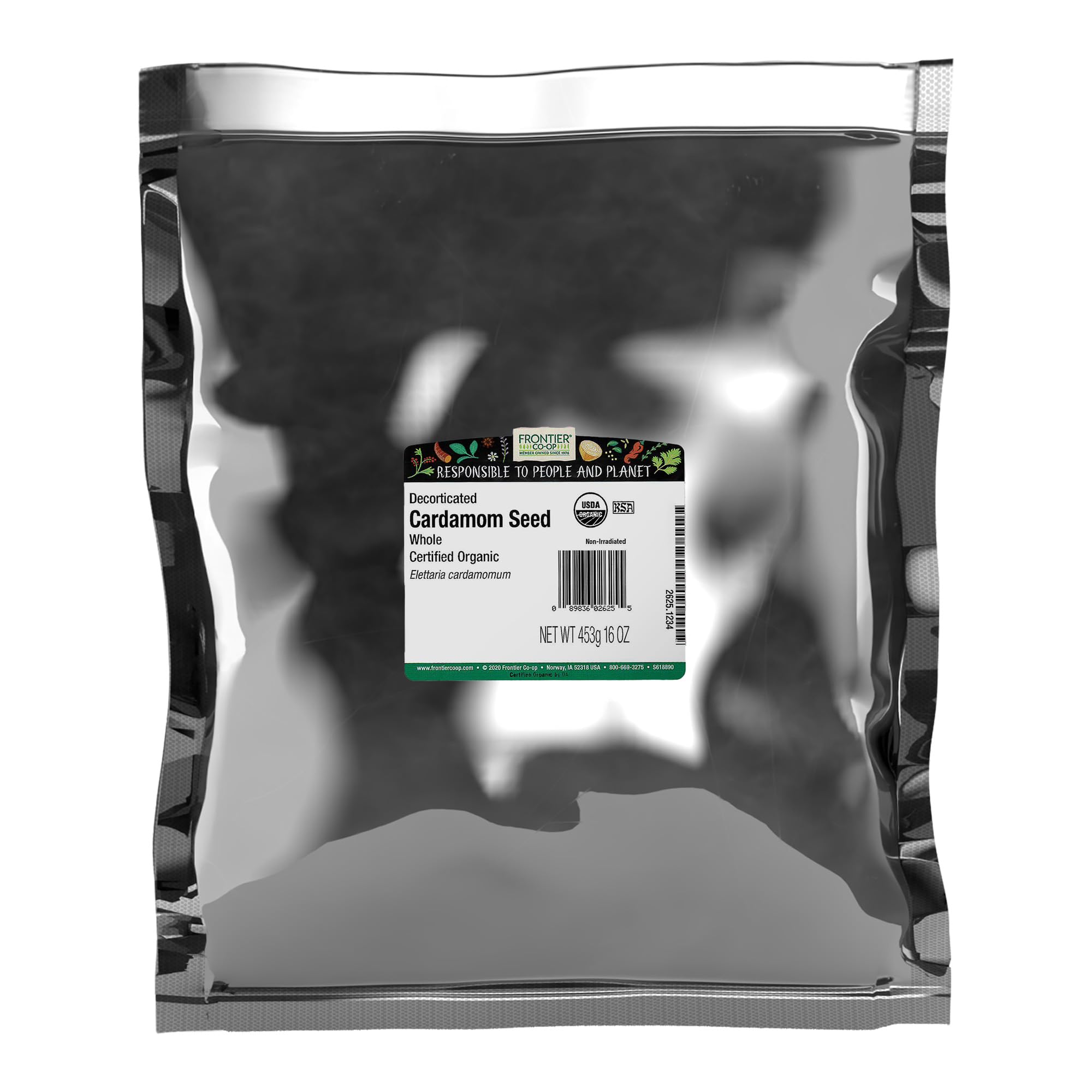 Foto 1 | Extracto Cooperativo De Semillas De Cardamomo Frontier  Excelente Calidad  Bolsa De 454 G - Venta Internacional.