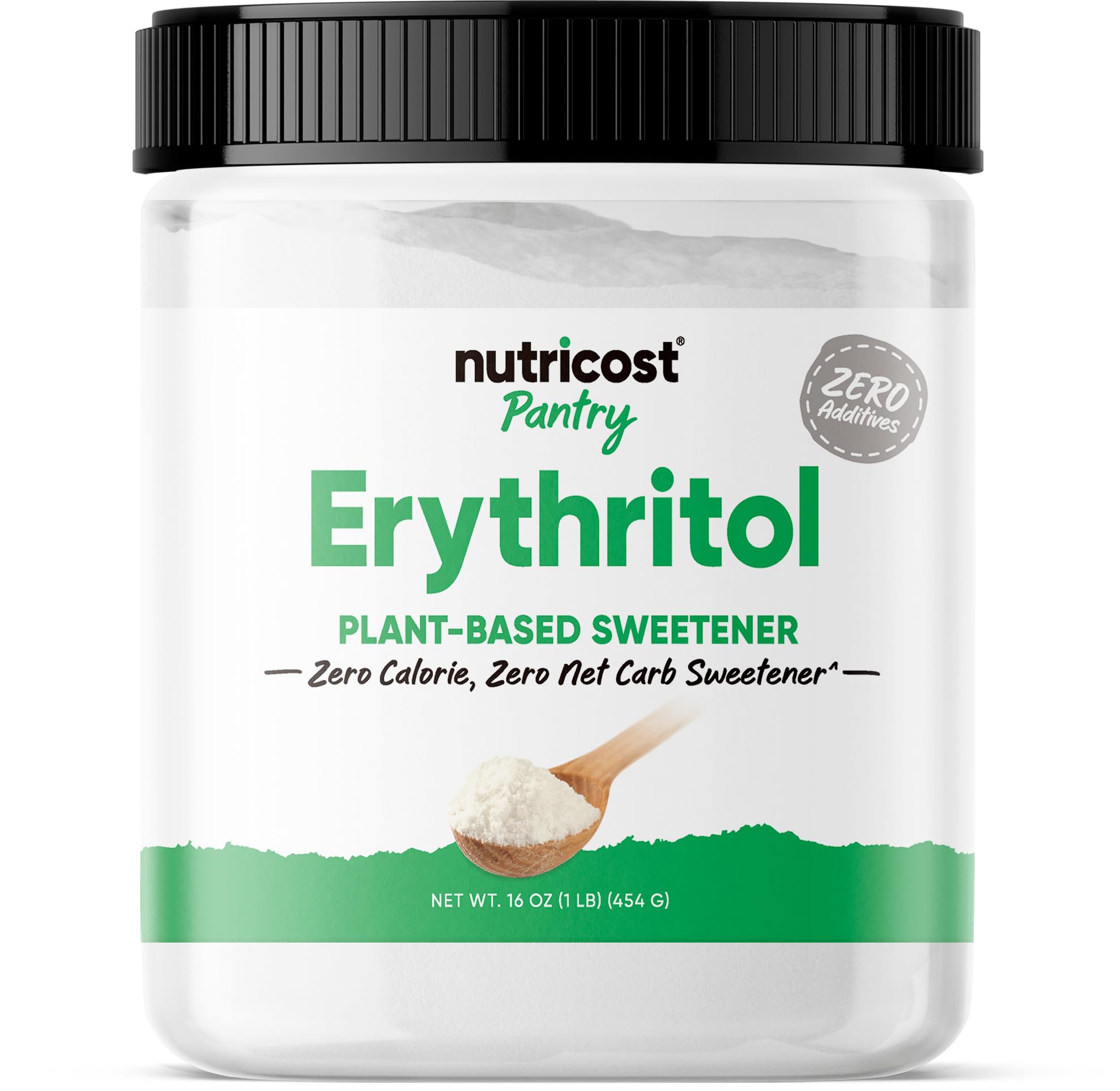 Foto 2 pulgar | Edulcorante Nutricost Pantry Eritritol De Origen Vegetal 454 G - Venta Internacional.