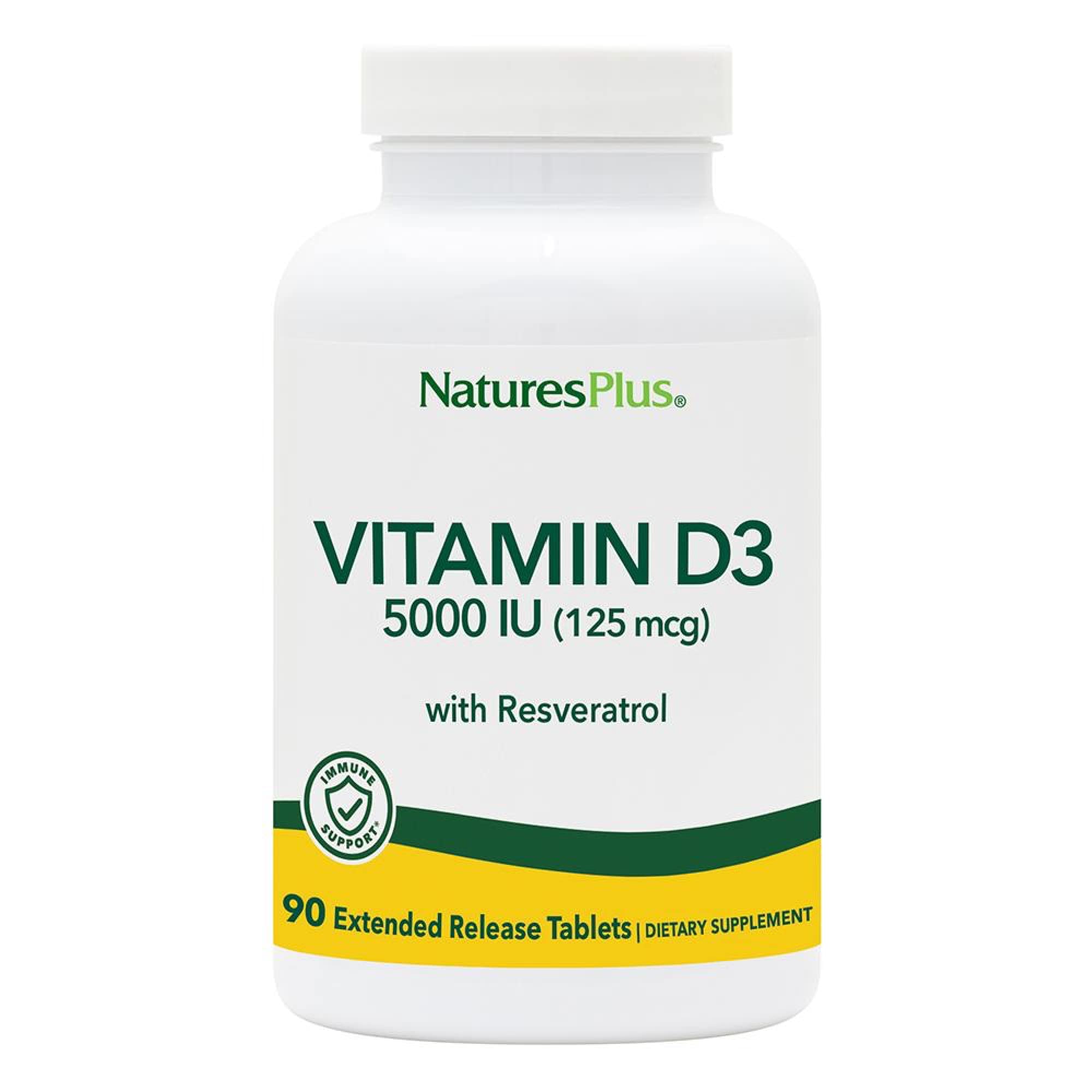 Foto 2 pulgar | Suplemento Naturesplus De Vitamina D3 5000 Ui + 25 Mg De Transresveratrol - Venta Internacional.