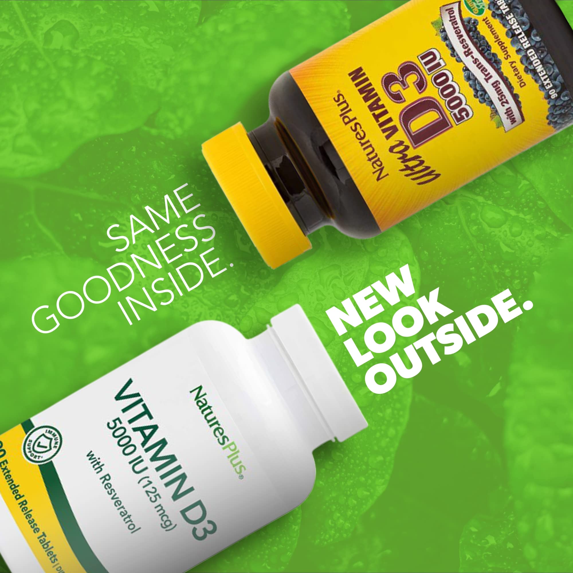 Foto 2 | Suplemento Naturesplus De Vitamina D3 5000 Ui + 25 Mg De Transresveratrol - Venta Internacional.