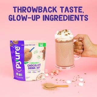 Foto 4 | Drink Mix Pyure Chocolate Orgánico Sin Azúcar 200 Ml - Venta Internacional.
