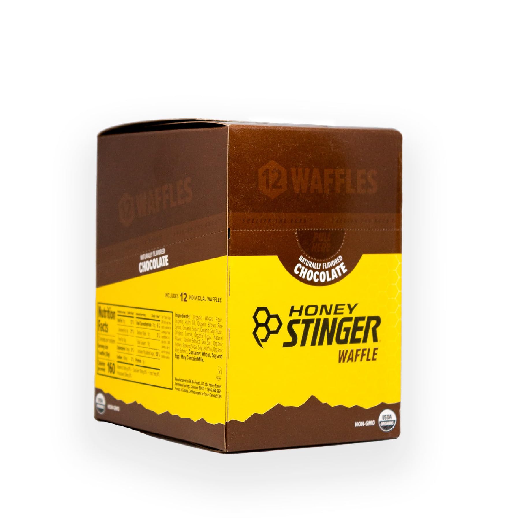 Foto 2 pulgar | Snack Honey Stinger Stinger Waffle De Chocolate  Paquete De 12 - Venta Internacional.