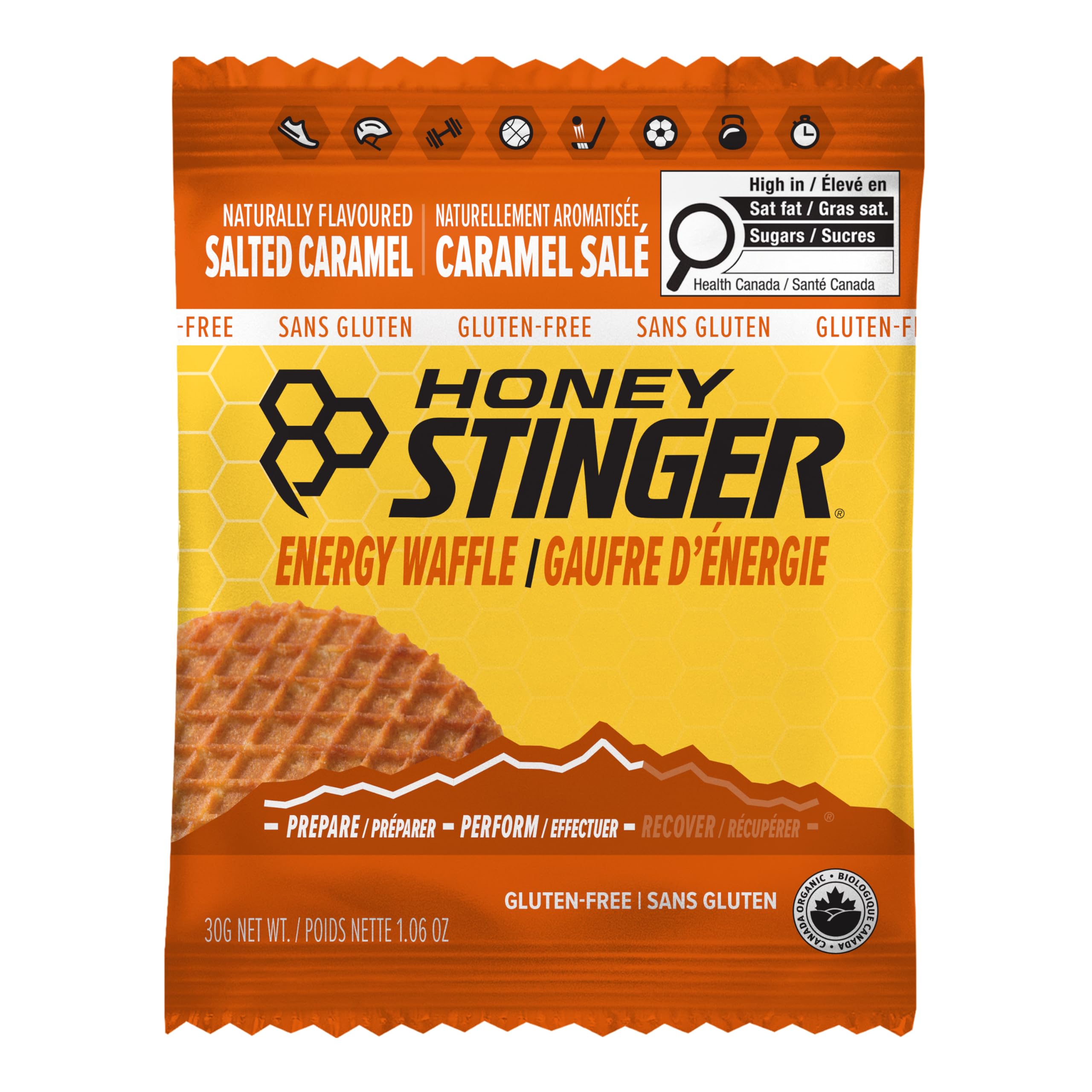 Foto 3 pulgar | Waffles Honey Stinger  Caramelo Salado Orgánico  30 G (paquete De 12) - Venta Internacional.