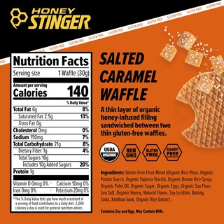 Foto 6 | Waffles Honey Stinger Caramelo Salado Orgánico 30 G (paquete De 12) - Venta Internacional.