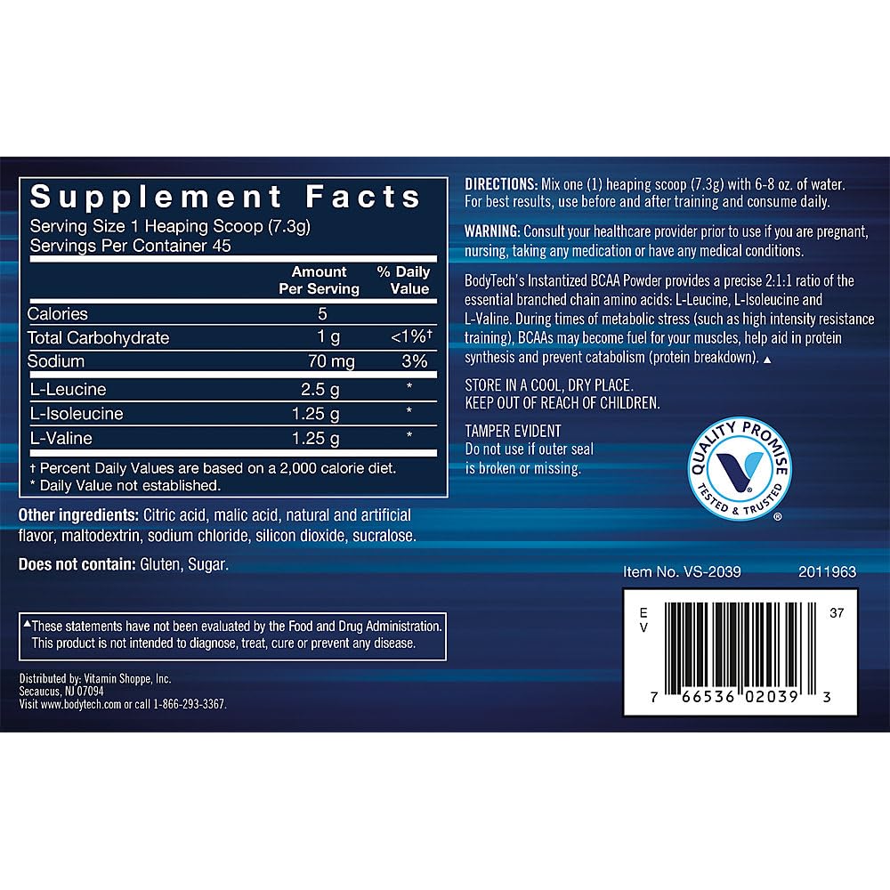 Foto 3 | Suplemento Deportivo Bodytech Bcaa Fruit Punch 340 Ml En Polvo - Venta Internacional.