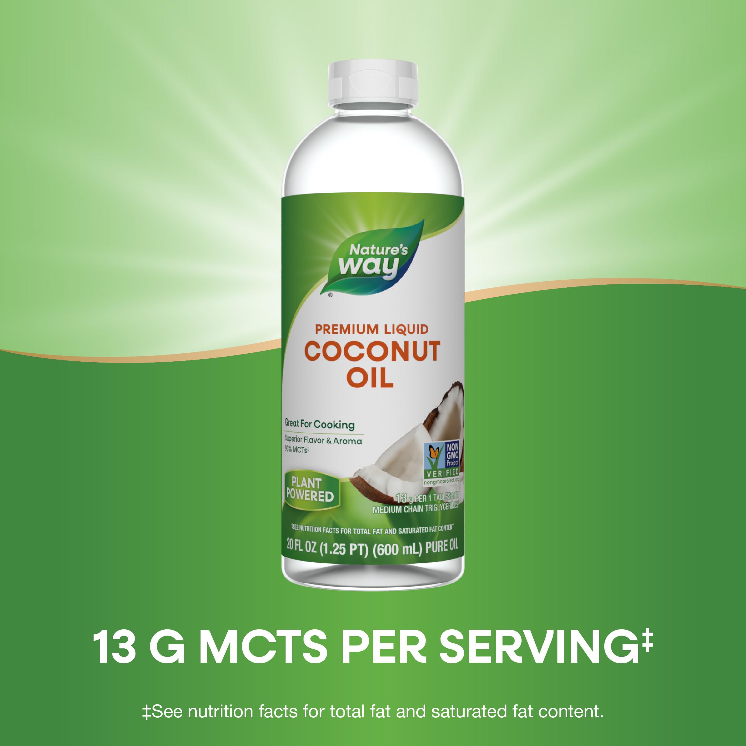 Foto 5 pulgar | Aceite De Coco Líquido Nature's Way Superior Flavor 600 Ml - Venta Internacional.