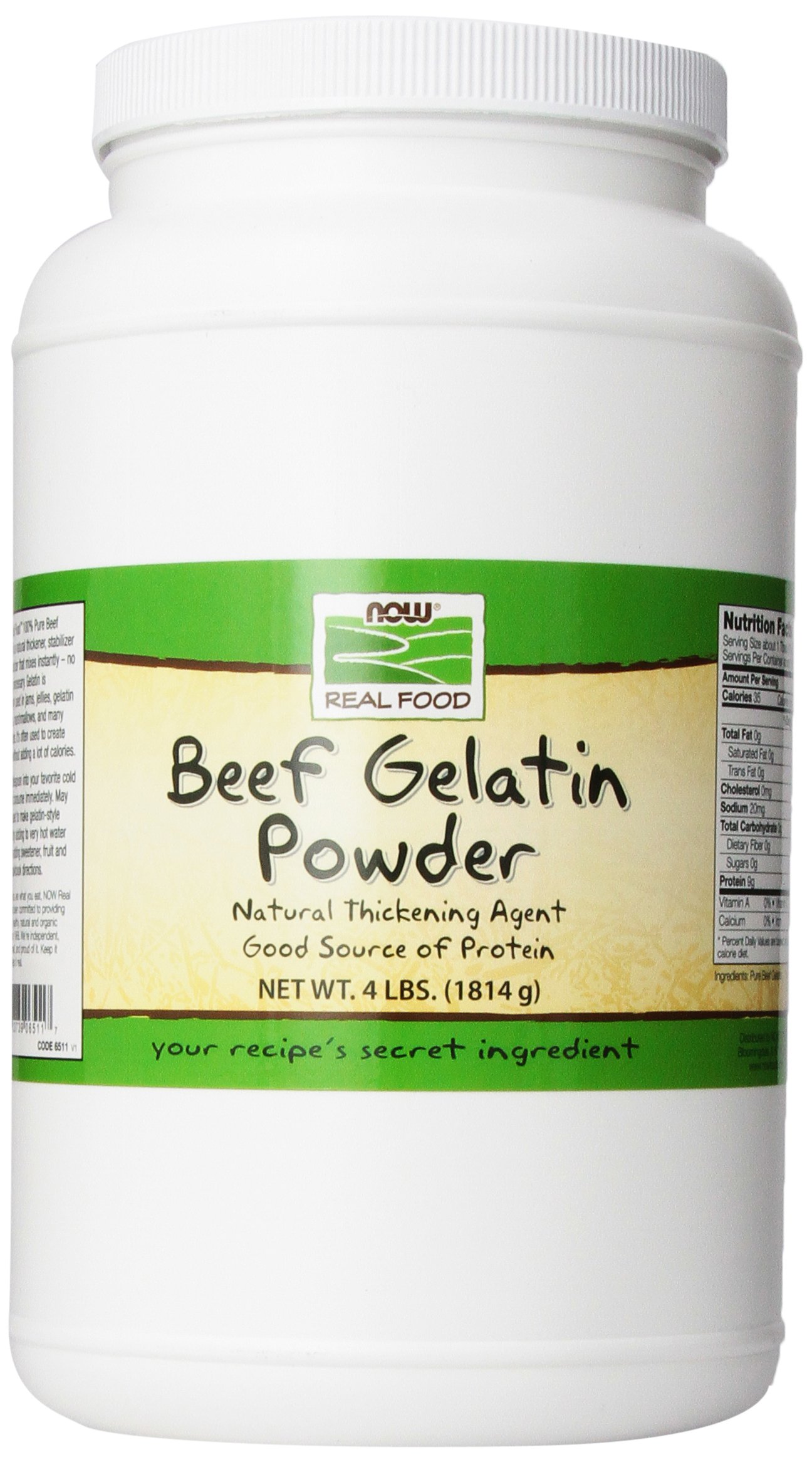 Foto 2 pulgar | Gelatina Now Foods De Ternera  1 8 Kg - Venta Internacional.