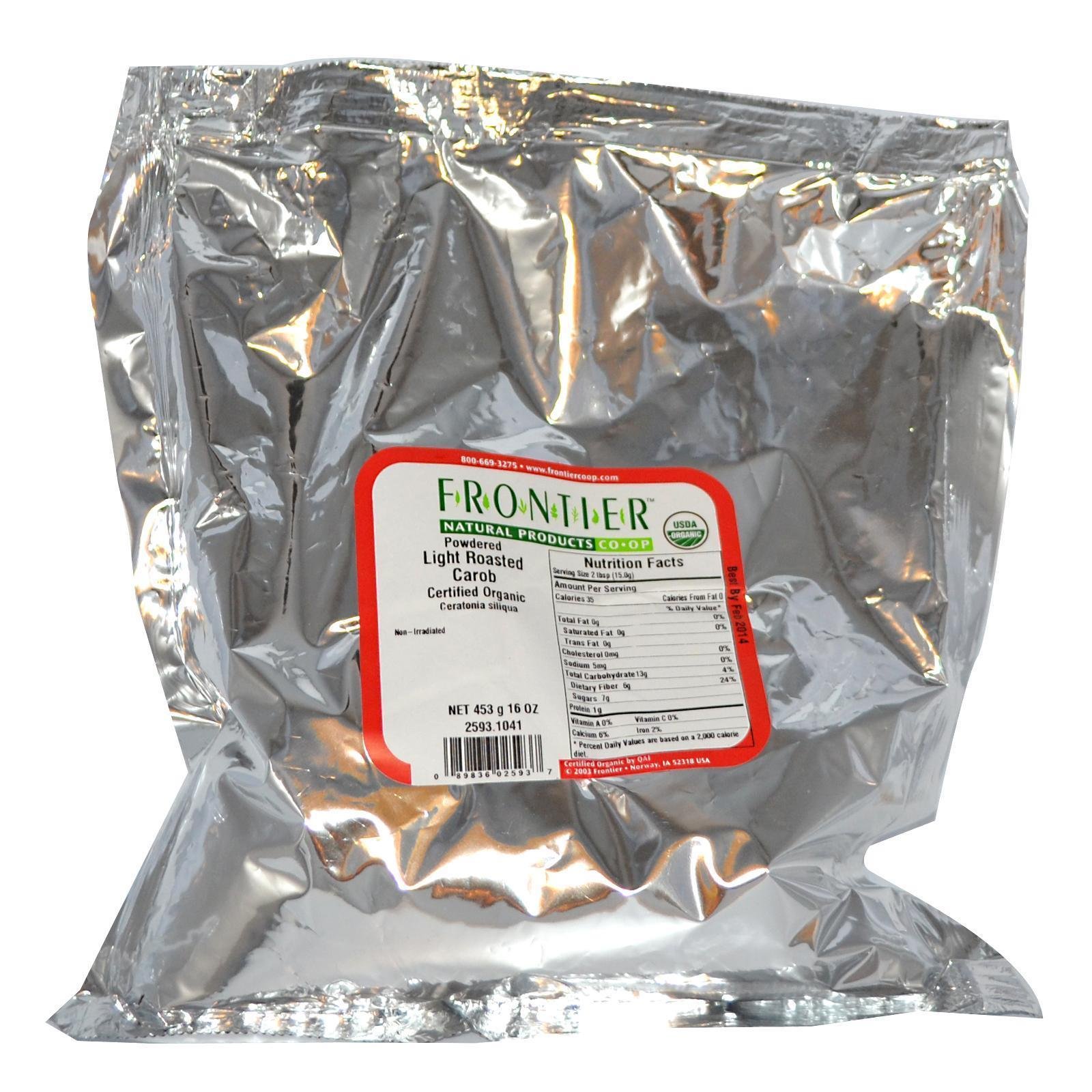 Foto 2 | Algarroba En Polvo Frontier Bulk  Ligeramente Tostada  Orgánica  500 Ml - Venta Internacional.