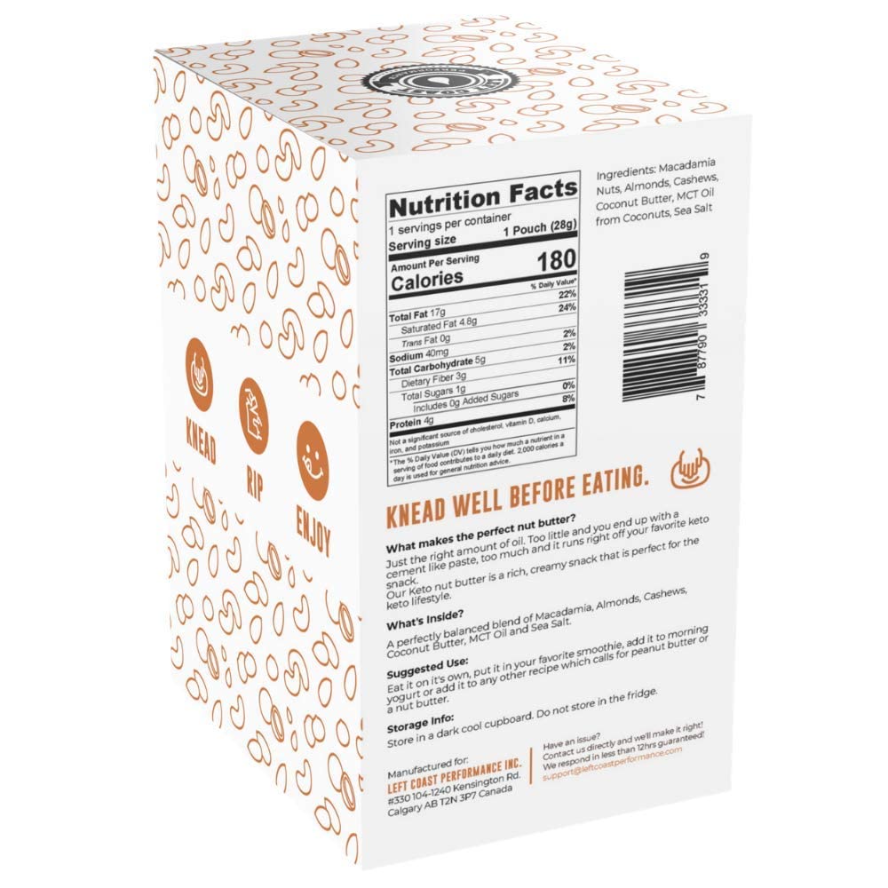Foto 3 | Nut Butter Fat Bomb Left Coast Performance Keto  Paquete De 10 - Venta Internacional.