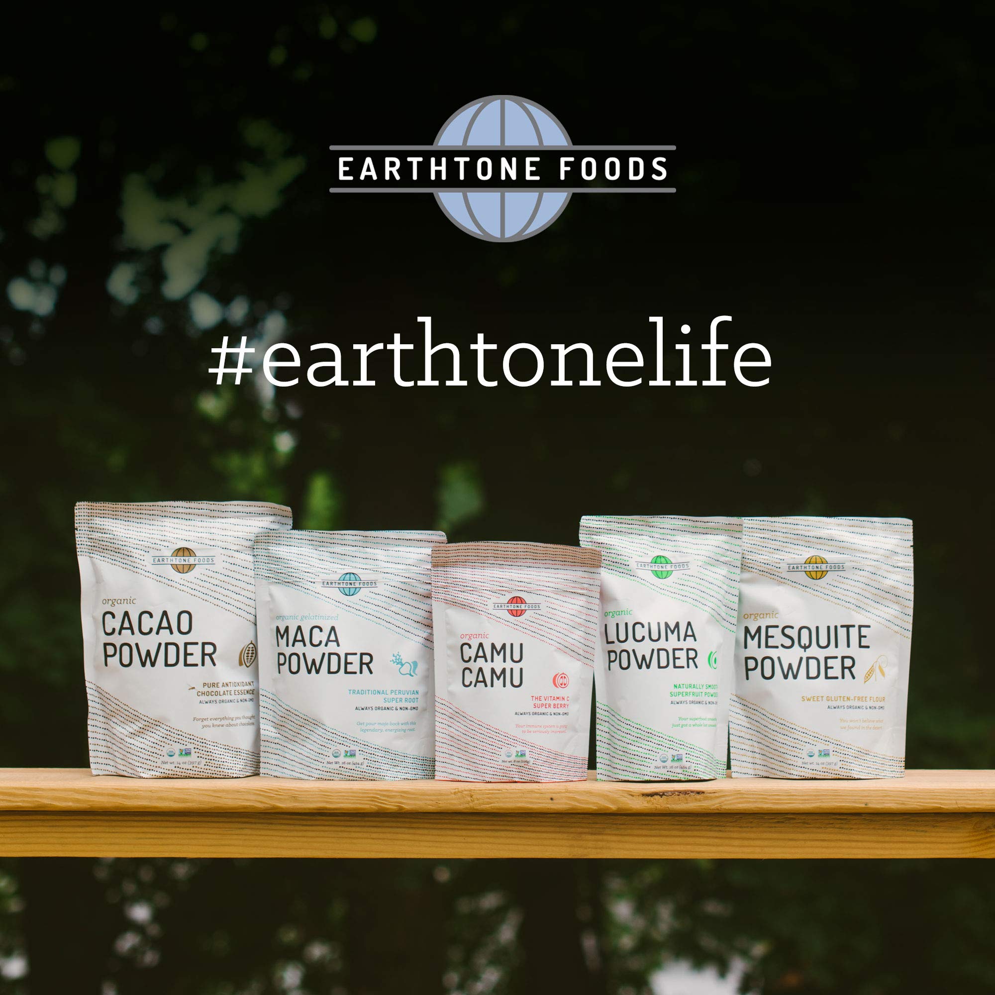 Foto 7 | Cacao En Polvo Earthtone Organic Sin Endulzar 400 Ml - Venta Internacional.