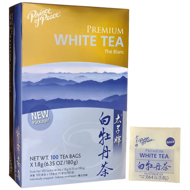 Foto 7 | Té Blanco De Primera Calidad Tea Prince Of Peace  100 Bolsitas - Venta Internacional.