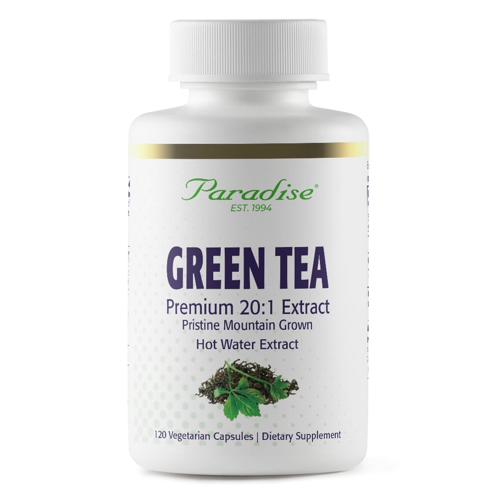 Foto 1 | Suplemento De Extracto De Té Verde Paradise 120 Cápsulas - Venta Internacional.