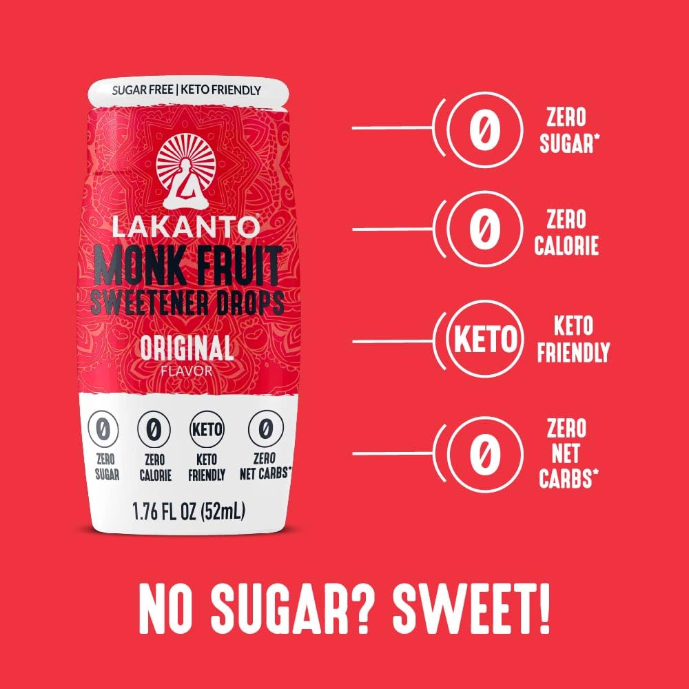 Foto 4 | Extracto Líquido De Fruta De Monje En Gotas Lakanto Original  50 Ml - Venta Internacional.
