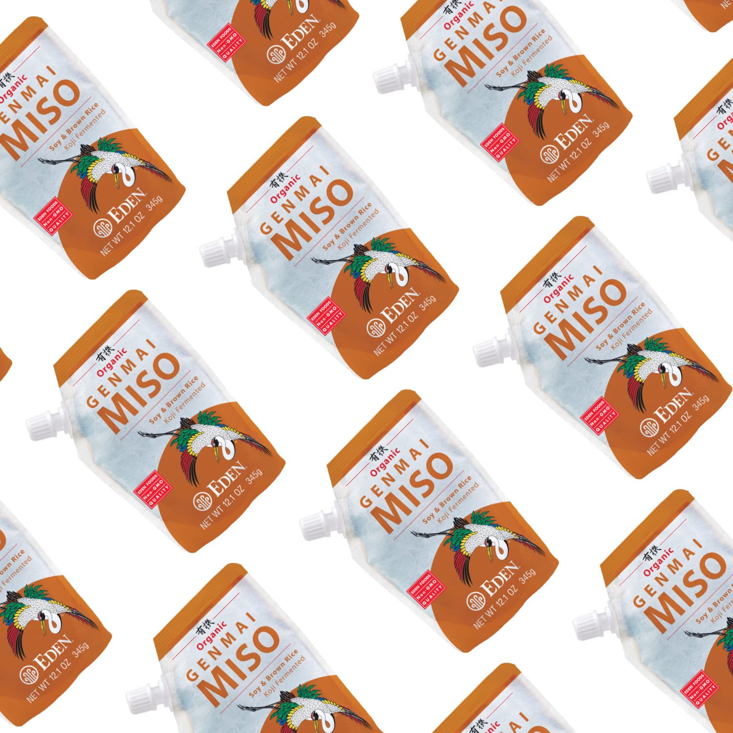Foto 8 pulgar | Miso Eden Foods Genmai  Soja Orgánica Y Arroz Integral  360 Ml - Venta Internacional.