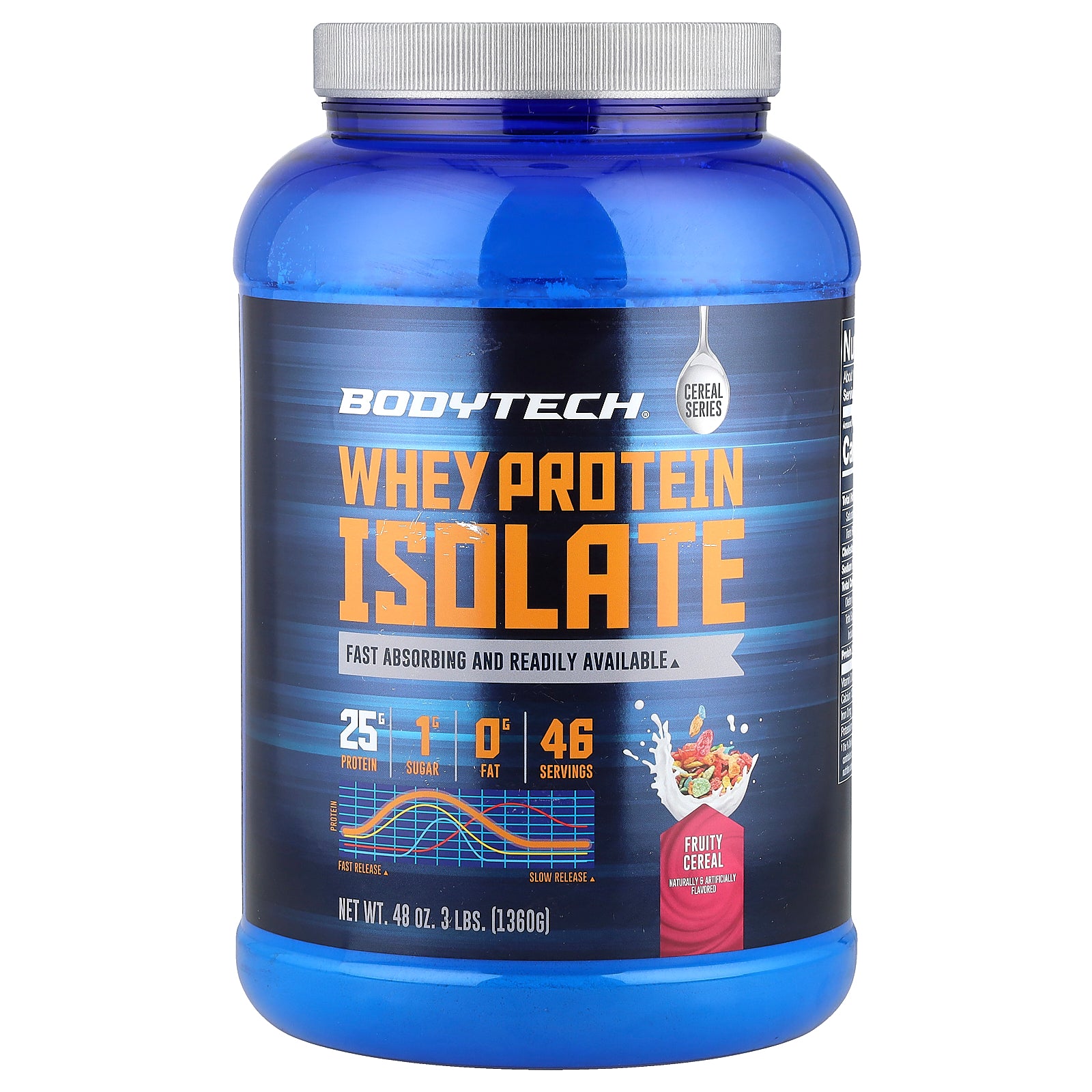 Foto 2 pulgar | Proteína En Polvo Bodytech Whey Protein Isolate Fruit Cereal  1 36 Kg - Venta Internacional.