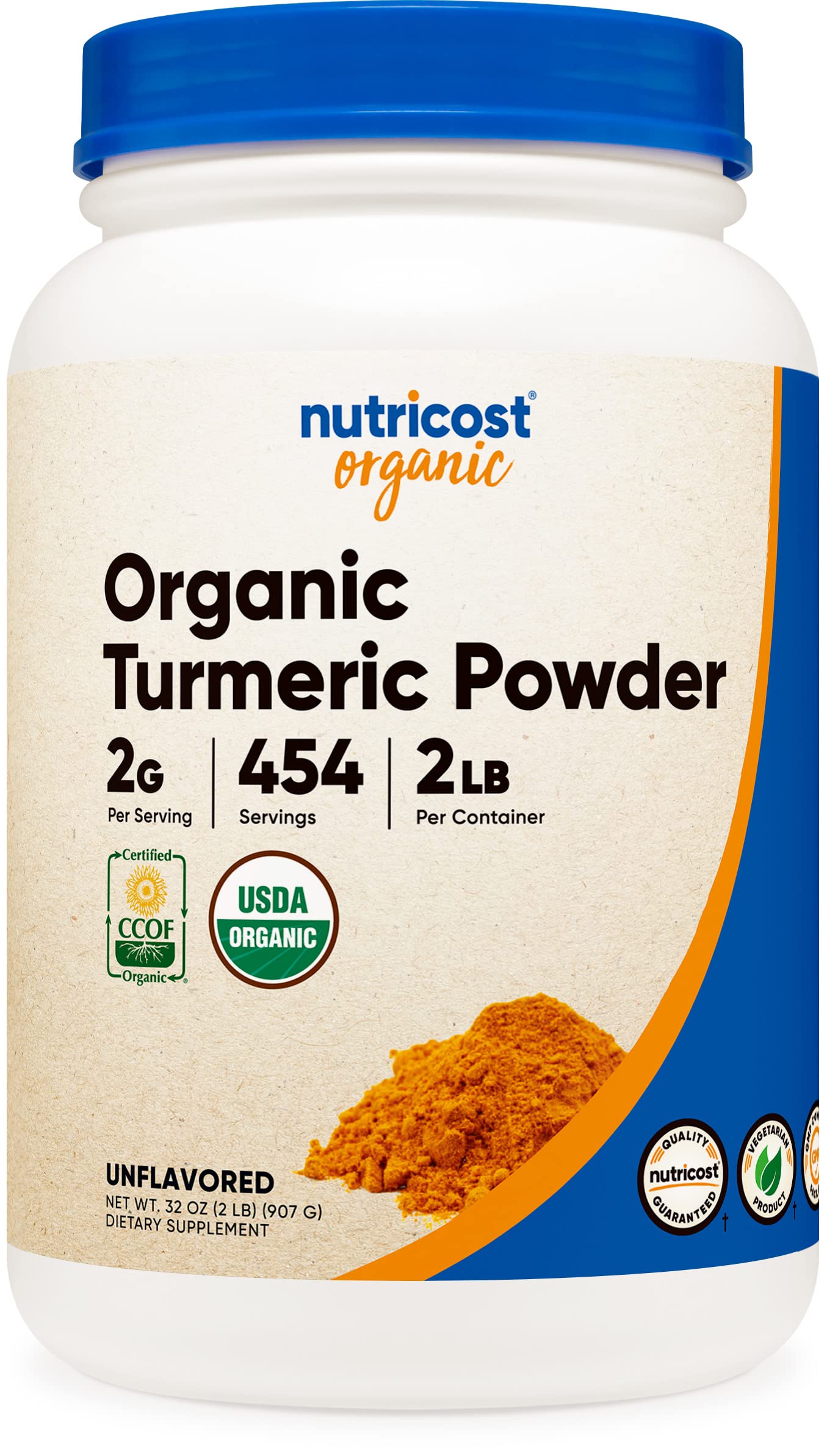 Foto 2 pulgar | Cúrcuma En Polvo Nutricost Organic 907 G - Usda Organic - Venta Internacional.