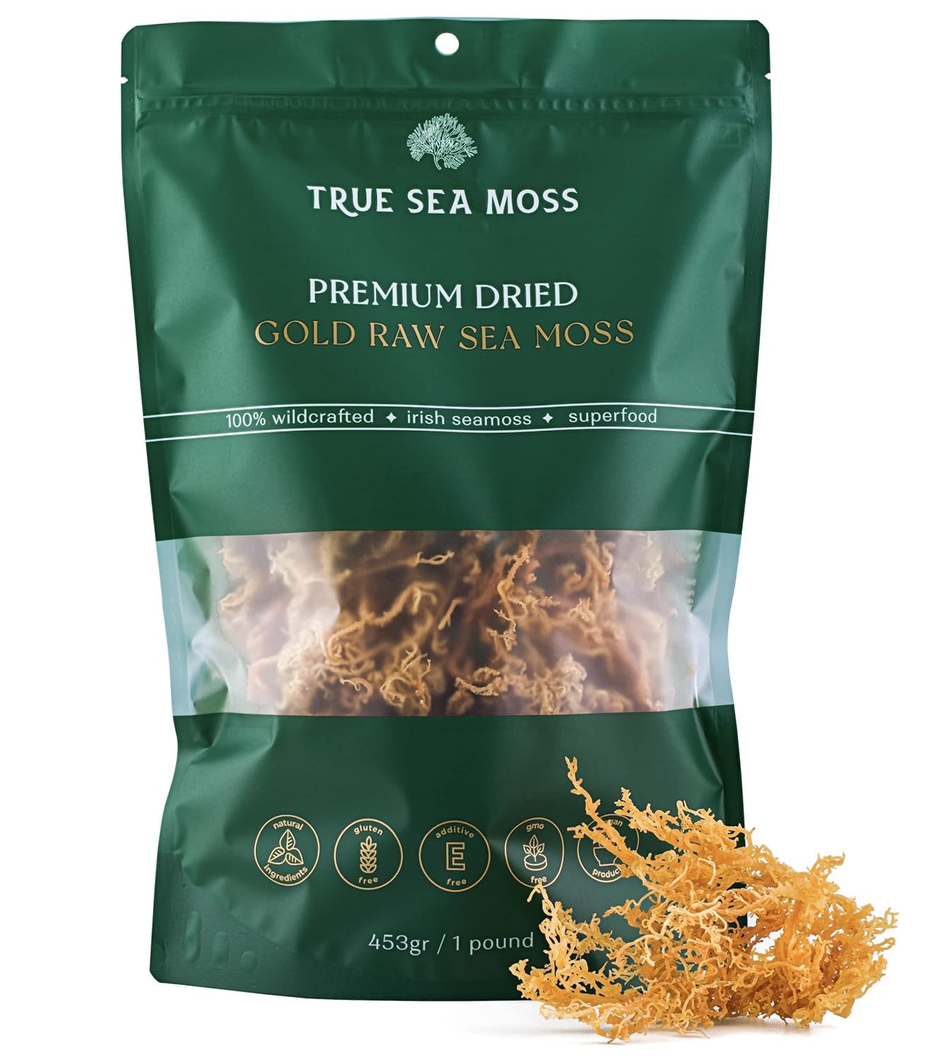 Foto 2 pulgar | Gel Sea Moss Trueseamoss Raw Gold Organic Wildcrafted De 5 9 L - Venta Internacional.