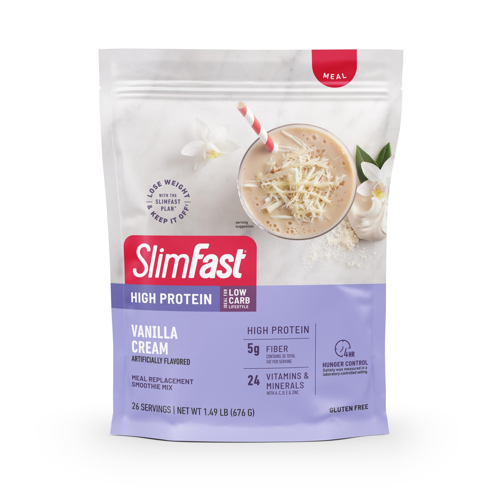 Foto 2 pulgar | Sustitutivo De Comidas En Polvo Slimfast High Protein Vanilla 675 G - Venta Internacional.