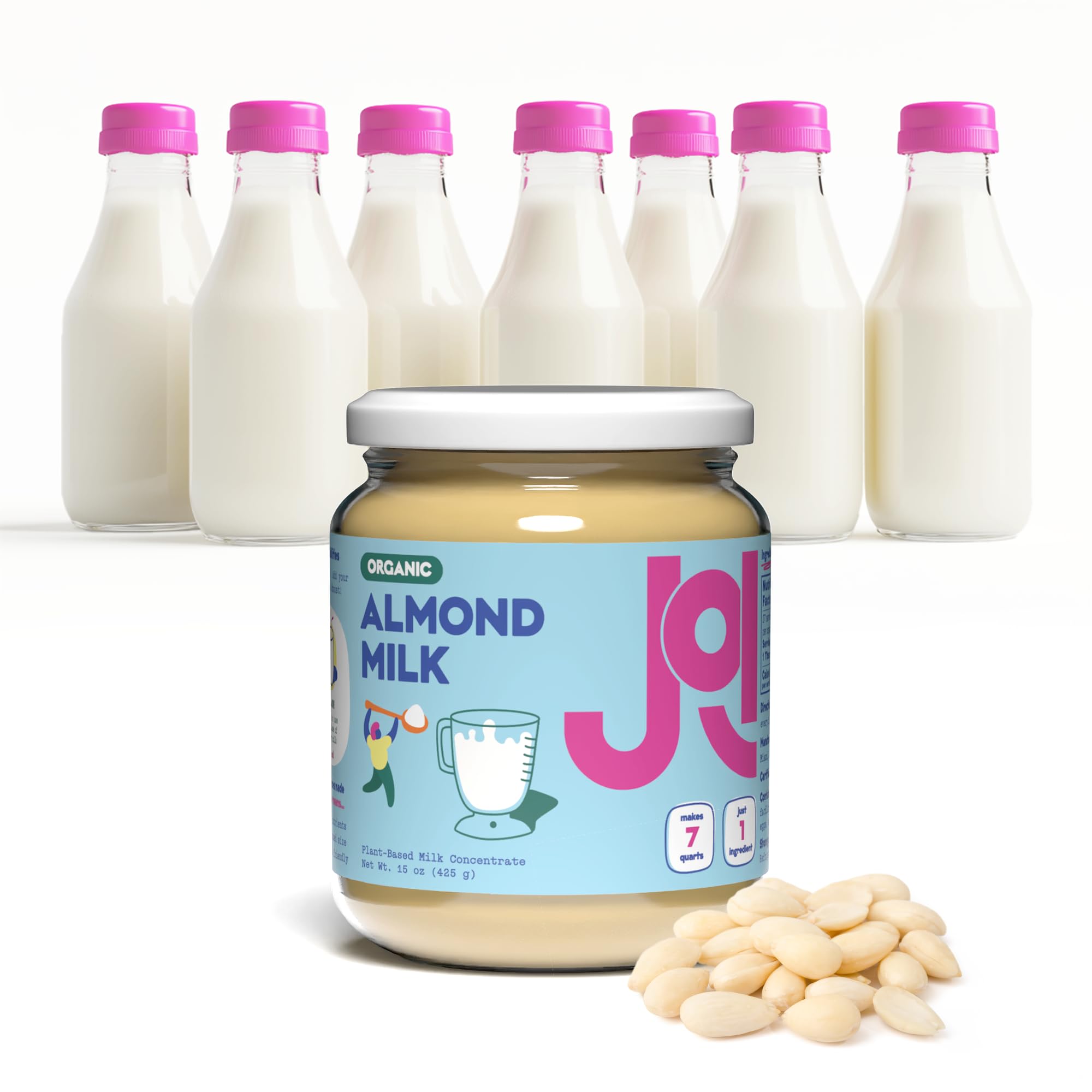 Foto 2 pulgar | Concentrado De Leche De Almendras Joi Organic Sin Azúcar 400 Ml - Venta Internacional.