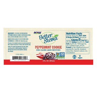 Foto 2 | Edulcorante Líquido Now Foods Betterstevia Peppermint Cookie - Venta Internacional.