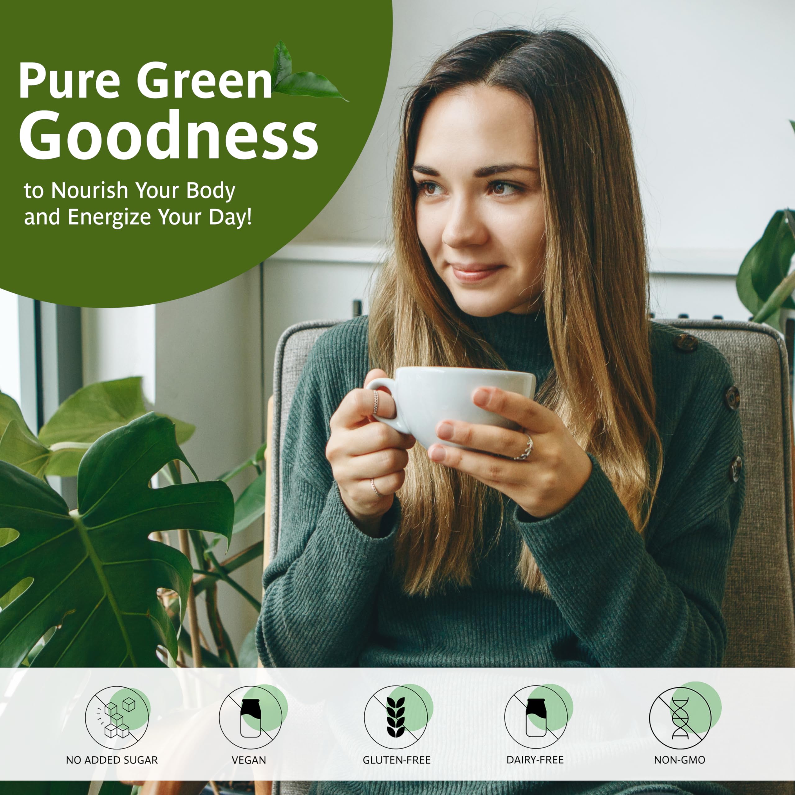 Foto 7 pulgar | Té Verde Matcha Latte En Polvo Organic Traditions 150 G - Venta Internacional.