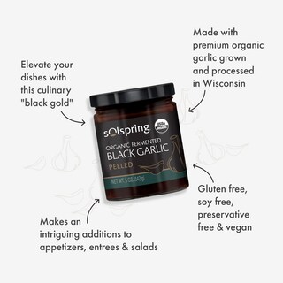 Foto 3 | Ajo Negro Fermentado Dr. Mercola Solspring Organic 150 Ml - Venta Internacional.