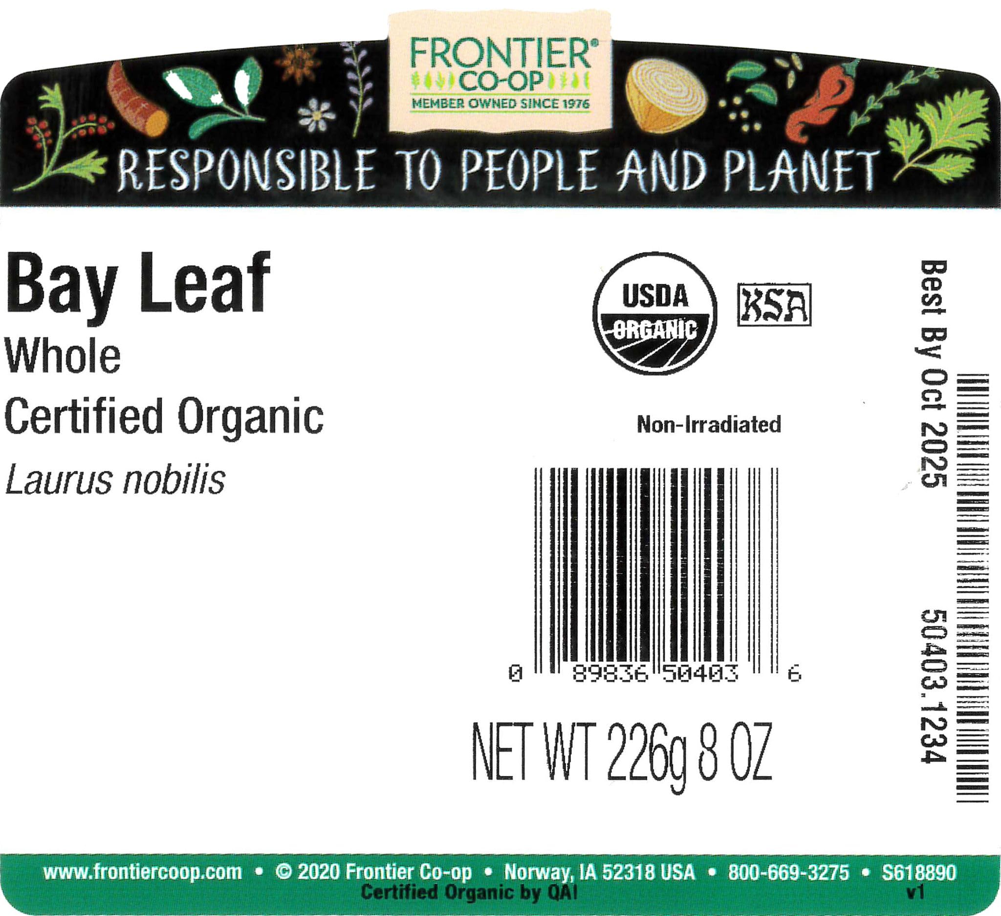 Foto 3 pulgar | Bay Leaf Frontier Bulk  Orgánico Integral  250 Ml - Venta Internacional.