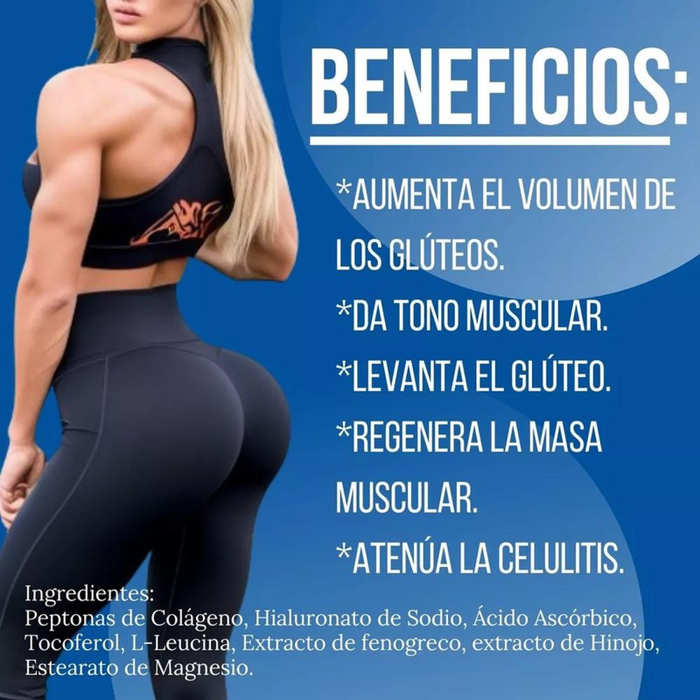 Foto 4 | Glúteo Peptonas Mesofrance 90 Cápsulas